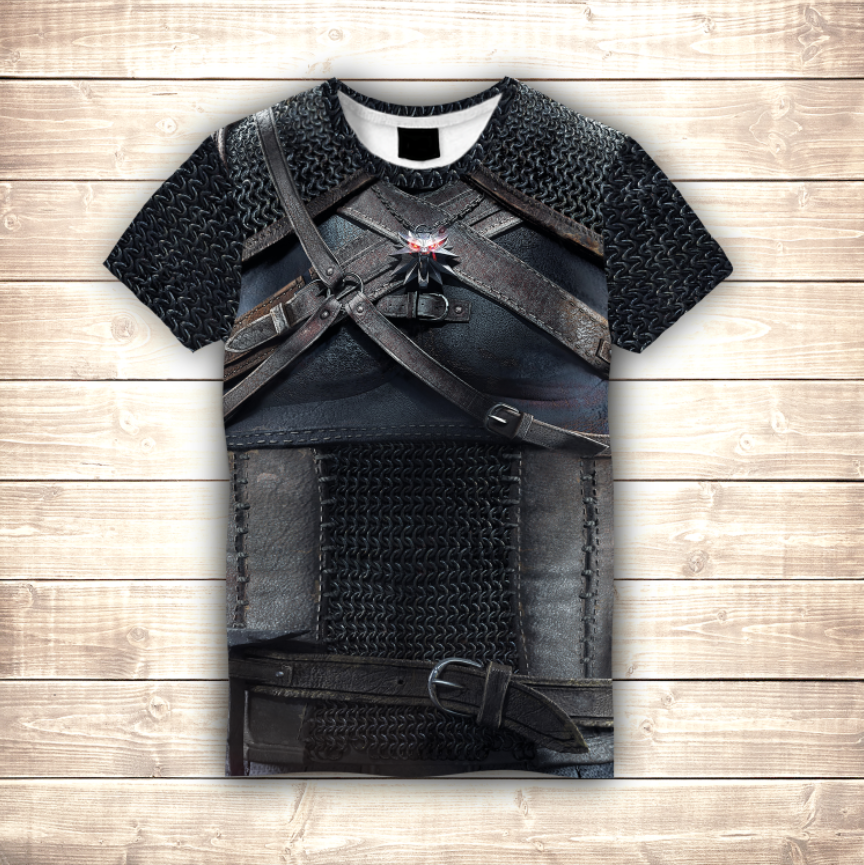T-shirt 3D All Over Print Armour Witcher