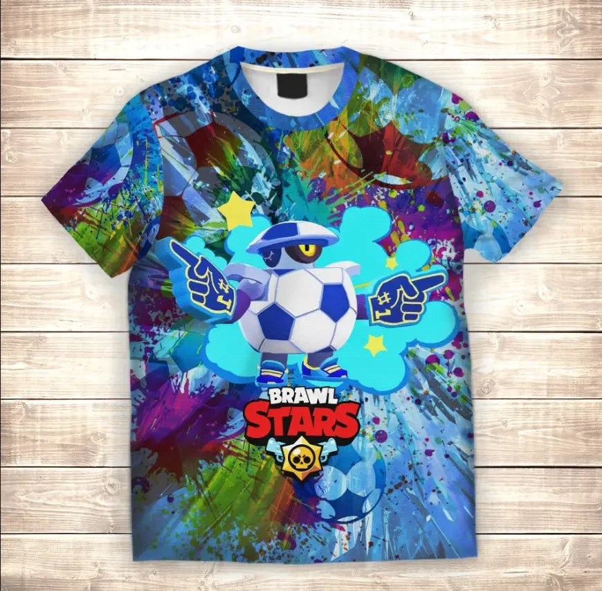T-shirt 3D All Over Print Daryll Football Brawl Stars