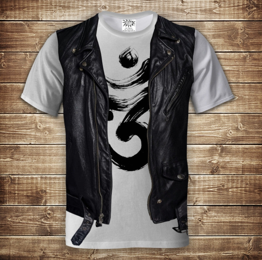 T-shirt 3D All Over Print 2-in-1 shirt + vest OM Adult and children's sizes
