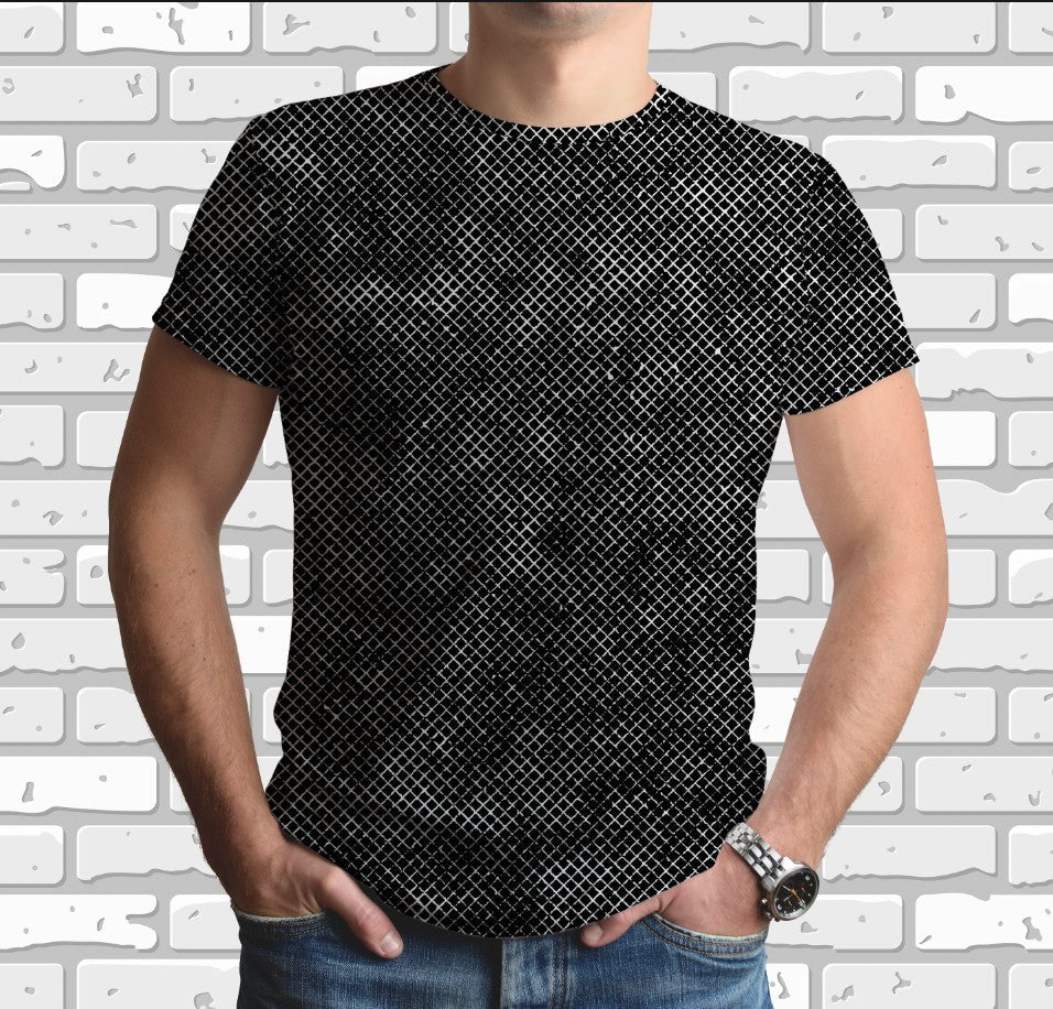 T-shirt 3D All Over Print with Graffiti Vibe Graphic Texture