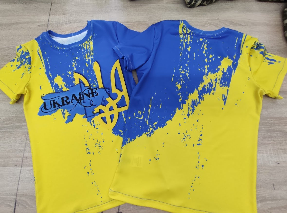 T-shirt 3D All Over Print Ukraine Colors of Freedom 2