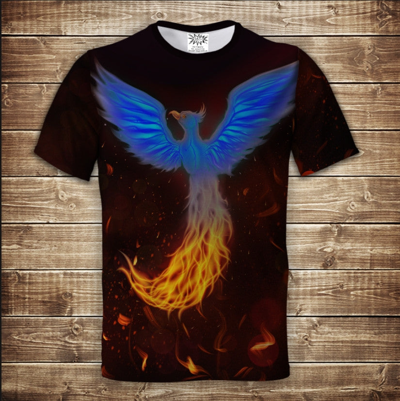 T-shirt 3D All Over Print Ukraine Phoenix