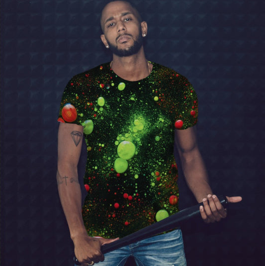 T-shirt 3D All Over Print Graffiti Vibe Neon Balls