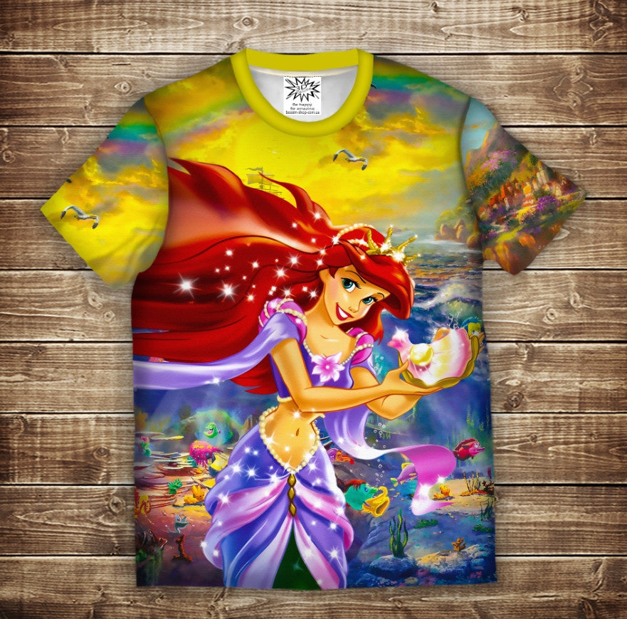 T-shirt 3D All Over Print Princess Rusalka