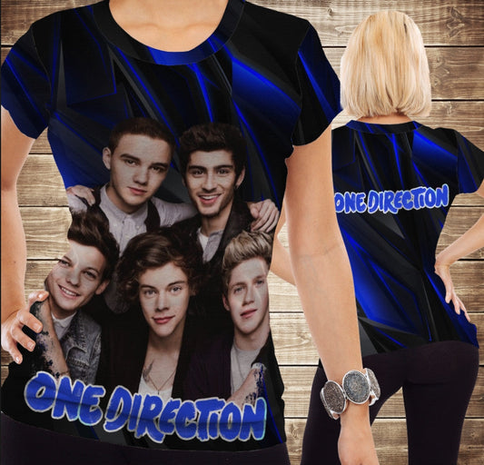 T-shirt 3D All Over Print with One Direction Print