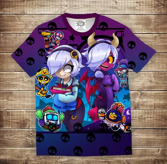 T-shirt 3D All Over Print Trixie Collete Super Brawl Stars