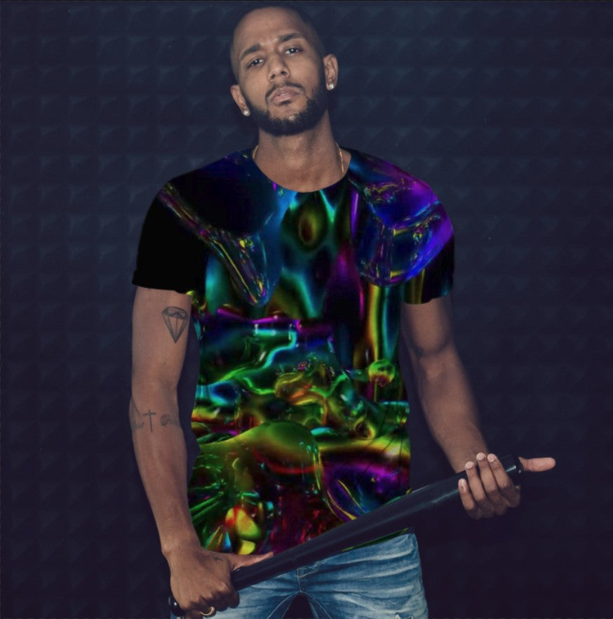 T-shirt 3D All Over Print with Spinner Theme