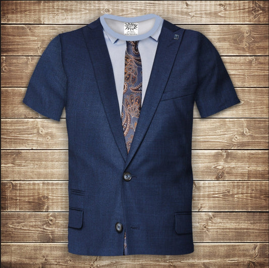 T-shirt 3D All Over Print Classic Suit