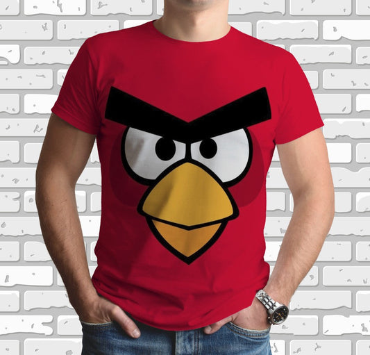 T-shirt 3D All Over Print Angry Birds Red