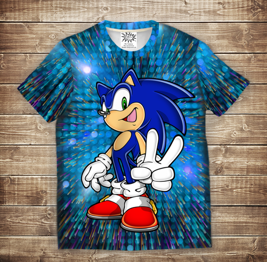 T-shirt 3D All Over Print Sonik Victory
