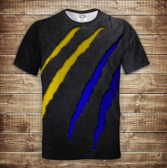 T-shirt 3D All Over Print Ukraine in my soul