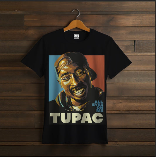 T-shirt 2PAC TUPAC rapper black 3