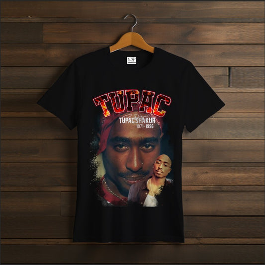 T-shirt 2PAC TUPAC rapper black 03