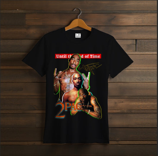 T-shirt 2PAC TUPAC rapper black 1